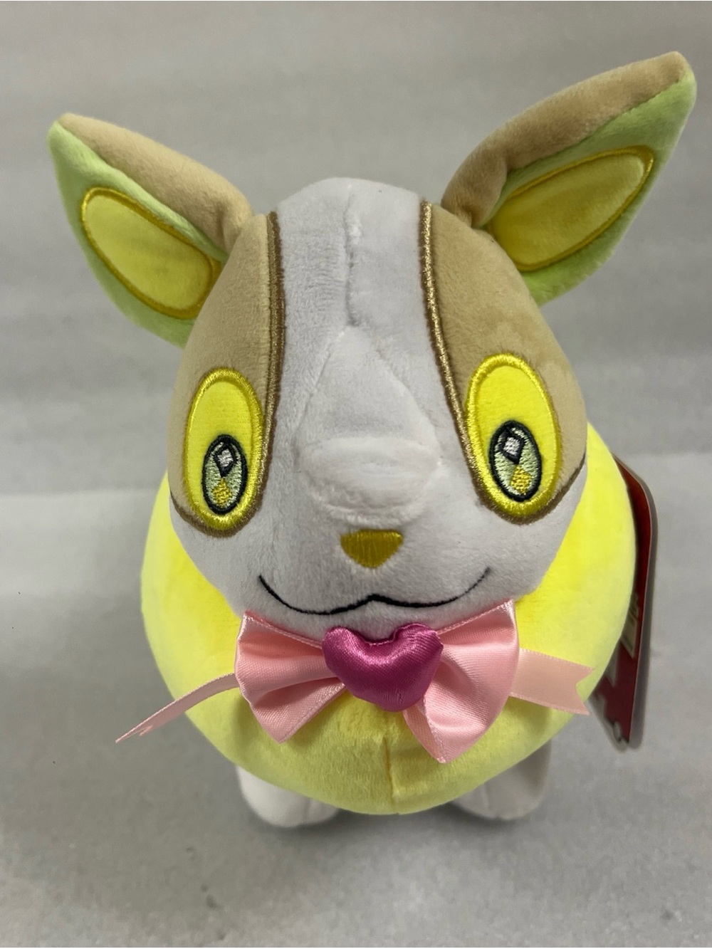 Pokemon Yamper Valentines Day Plush 7" Bow Tie 2026 Official Plush Toy New